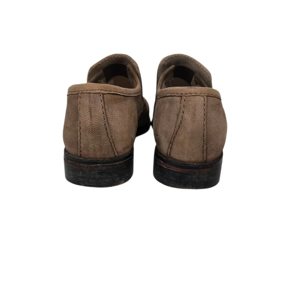 Free People Brown Western Oxford Loafers 7